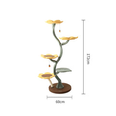 CMISSTREE 5 - Level Sunflower Cat Tree - Furbabies Online