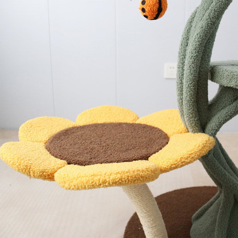 CMISSTREE 5 - Level Sunflower Cat Tree - Furbabies Online