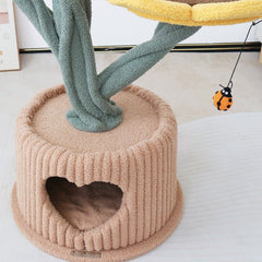 CMISSTREE Sunflower In A Pot House Cat Tree - Furbabies Online