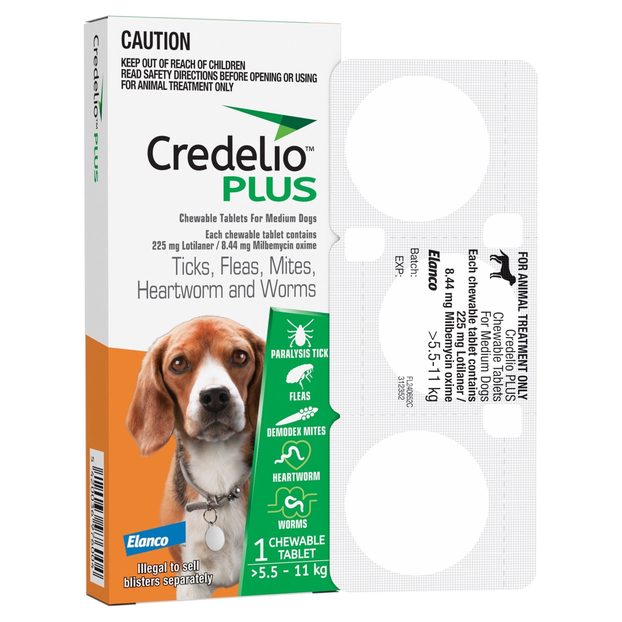 Credelio Plus for Medium Dogs - Furbabies Online