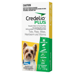 Credelio Plus X - Small Dog (Yellow) - Furbabies Online