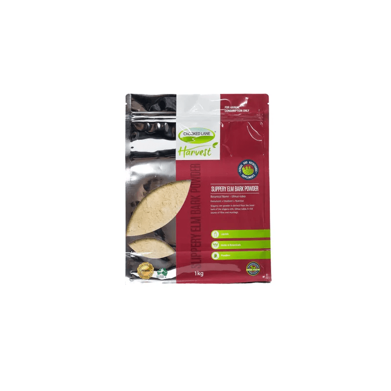 CROOKED LANE SLIPPERY ELM BARK POWDER ( 3 Weight) - Furbabies Online
