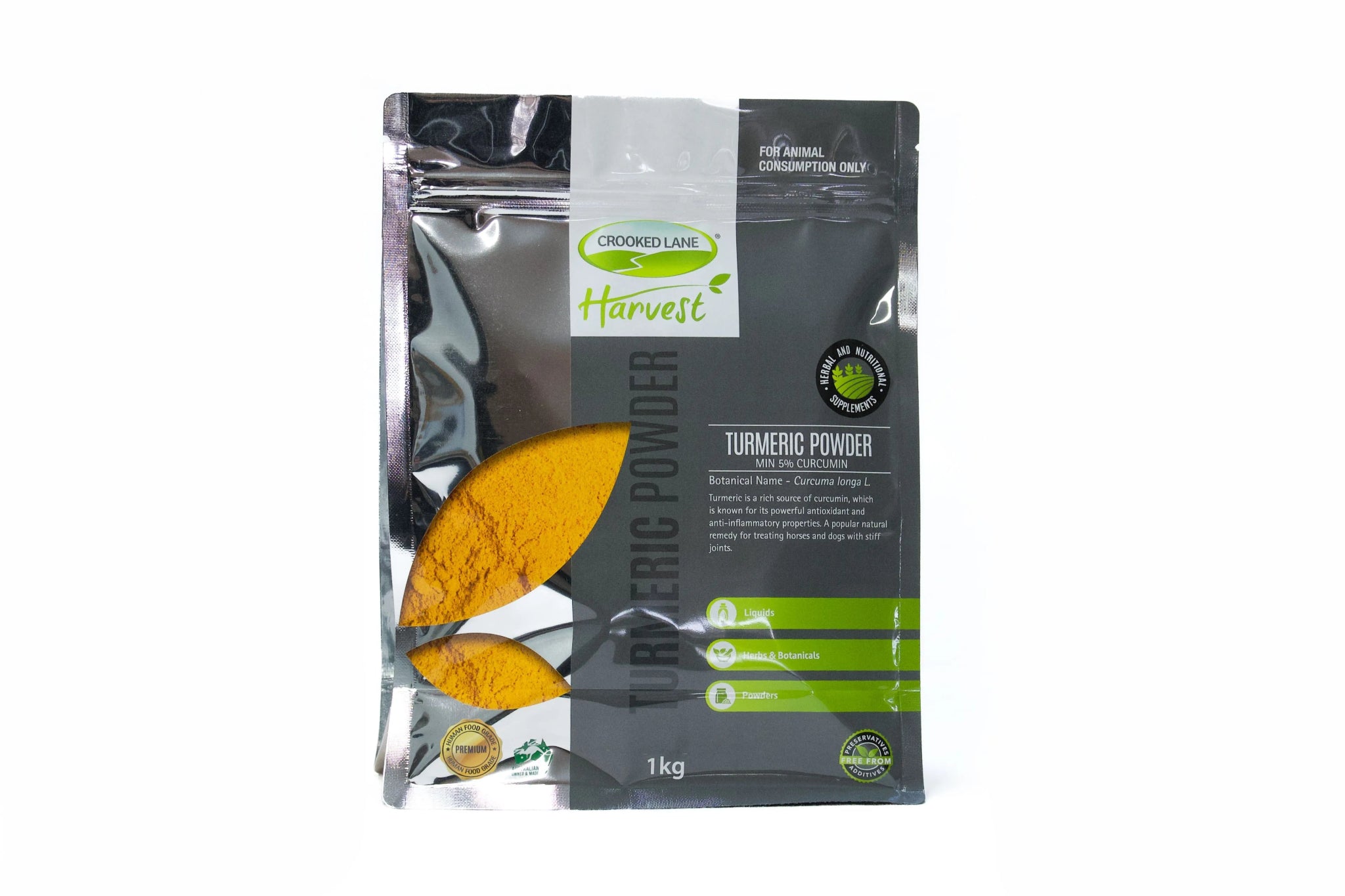 CROOKED LANE TURMERIC POWDER (3 Weight) - Furbabies Online