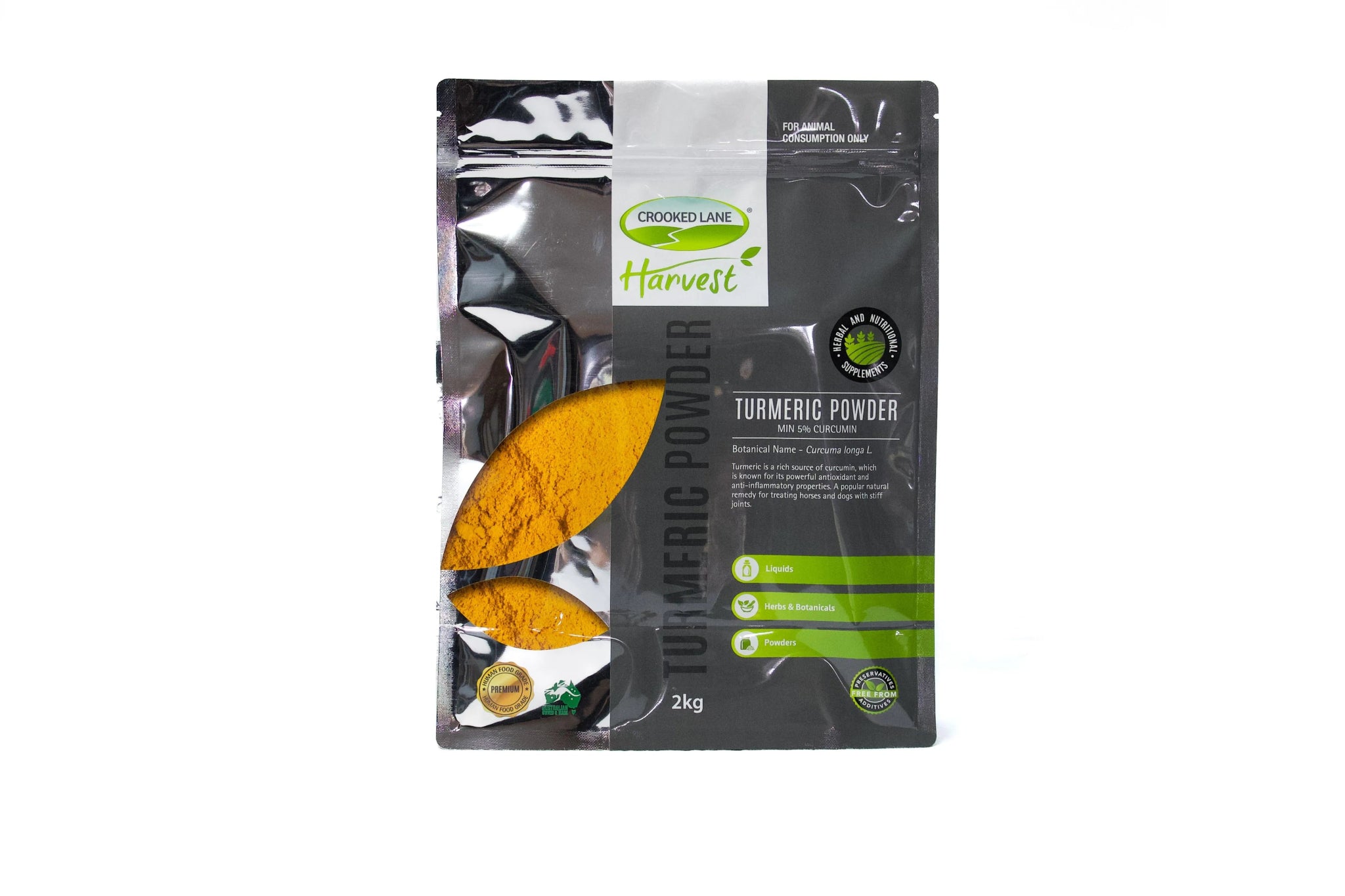 CROOKED LANE TURMERIC POWDER (3 Weight) - Furbabies Online