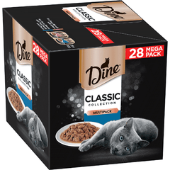 DINE CLASSIC SALMON TUNA MORNAY & CHEESE 28PK - Furbabies Online