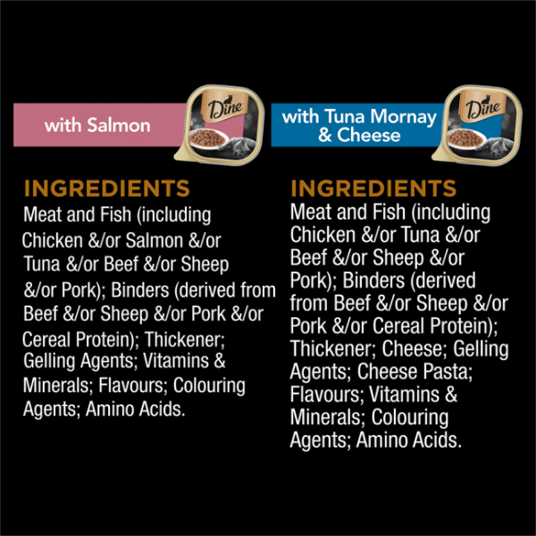 DINE CLASSIC SALMON TUNA MORNAY & CHEESE 28PK - Furbabies Online