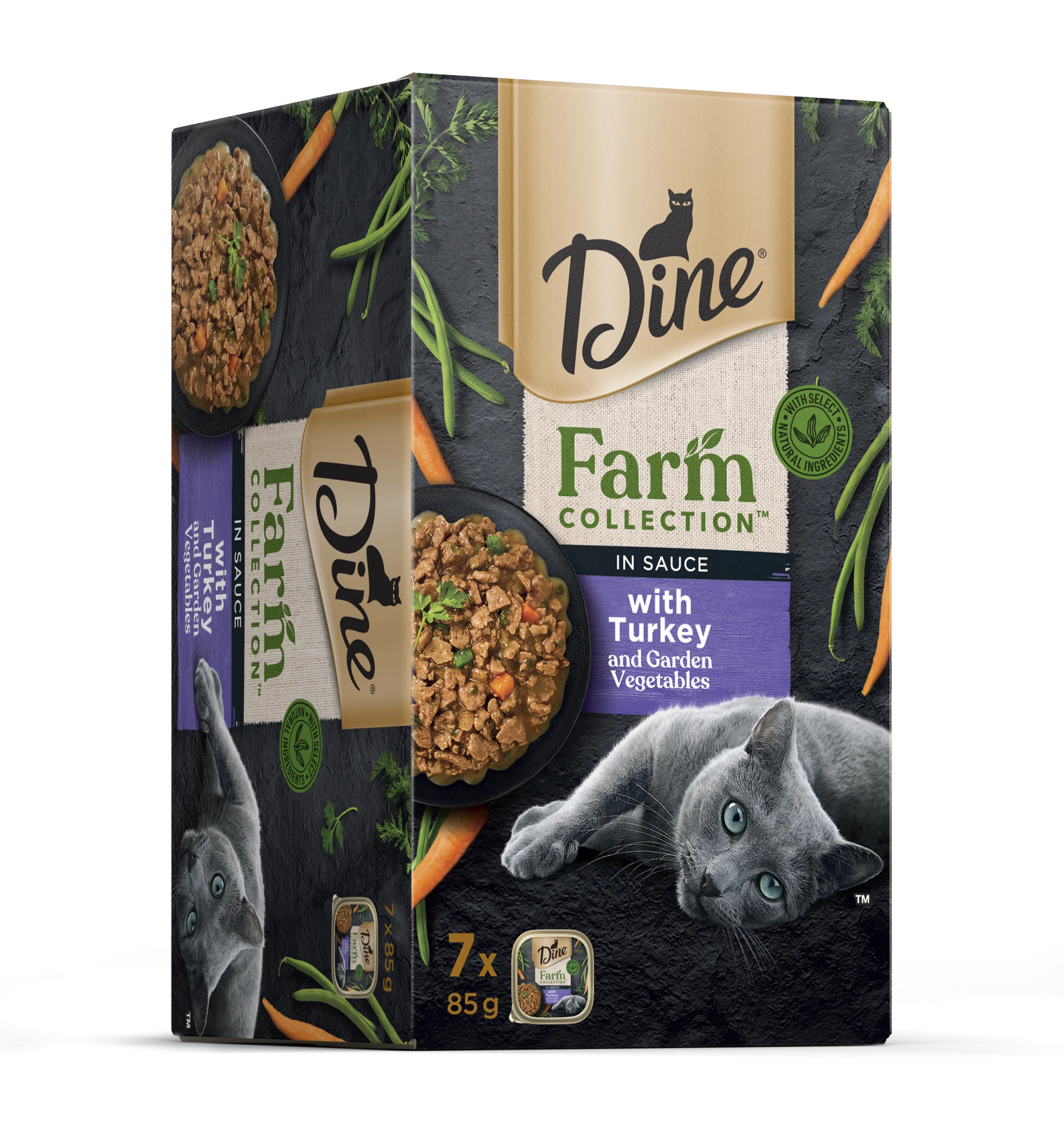 Dine Farm Collection Turkey with Garden Vegetables 85g (2 Variants) - Furbabies Online