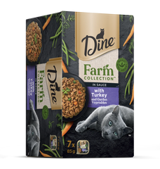 Dine Farm Collection Turkey with Garden Vegetables 85g (2 Variants) - Furbabies Online