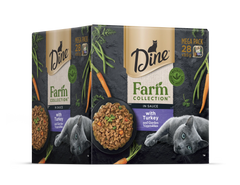Dine Farm Collection Turkey with Garden Vegetables 85g (2 Variants) - Furbabies Online