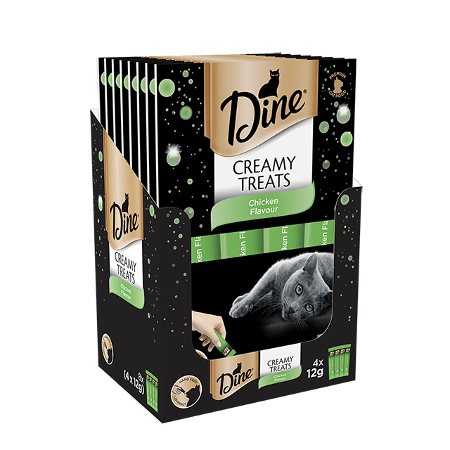 Dine Snacks Creamy Treat 40g 8pk (3 Flavour) - Furbabies Online