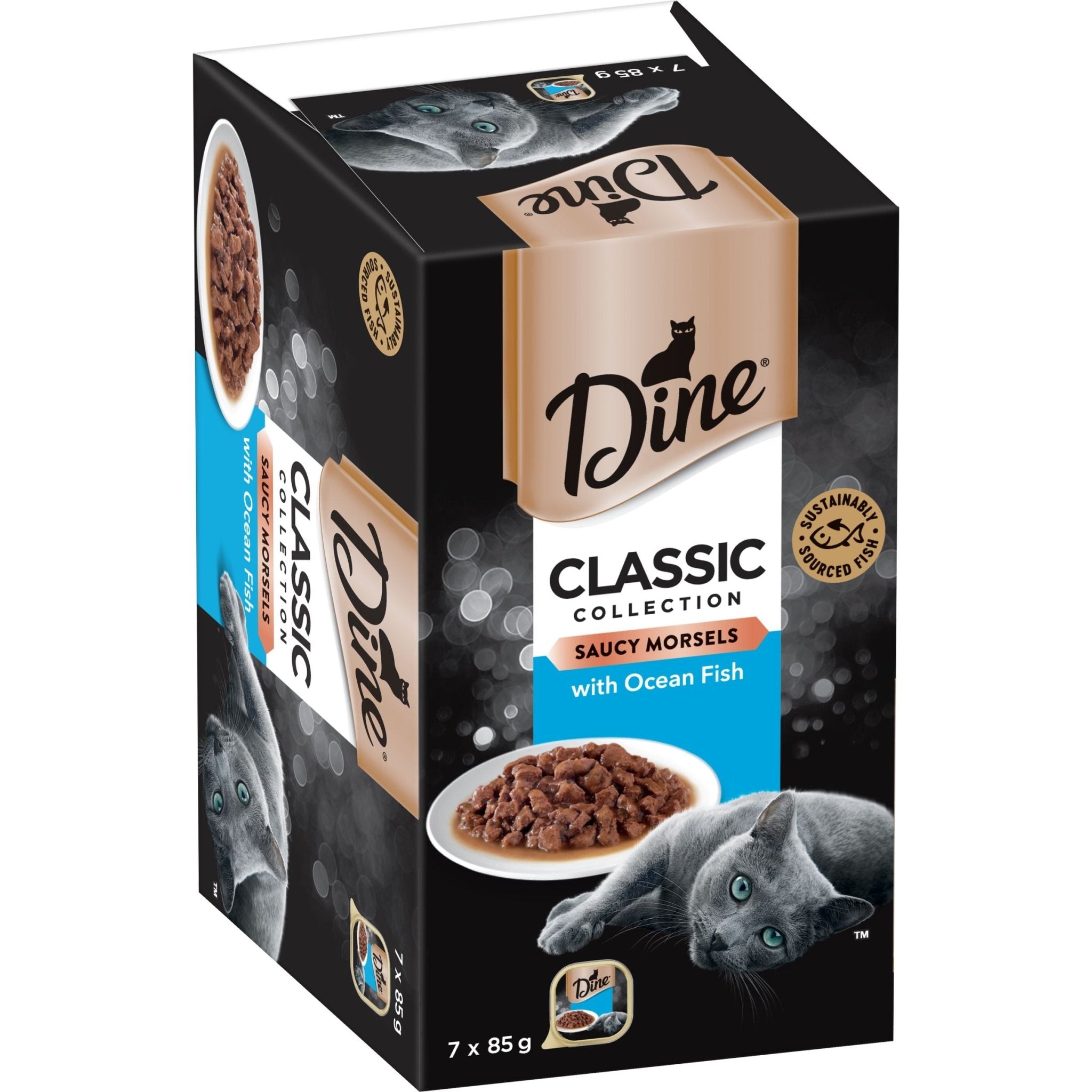 Dine Wet Ocean Fish in Seafood Sauce 85g - 7 Pack - Furbabies Online