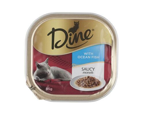 Dine Wet Ocean Fish in Seafood Sauce 85g - 7 Pack - Furbabies Online