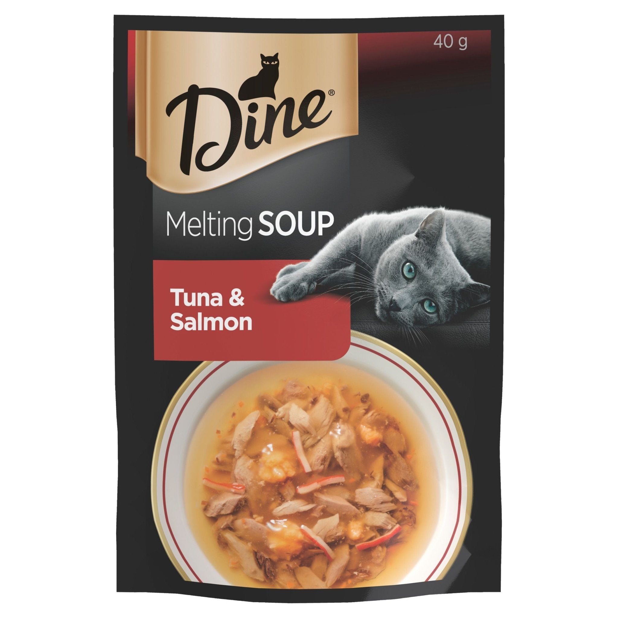 Dine Wet Tuna Melting Soup 40g 12pk (2 Flavour) - Furbabies Online