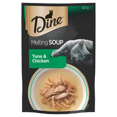 Dine Wet Tuna Melting Soup 40g 12pk (2 Flavour) - Furbabies Online