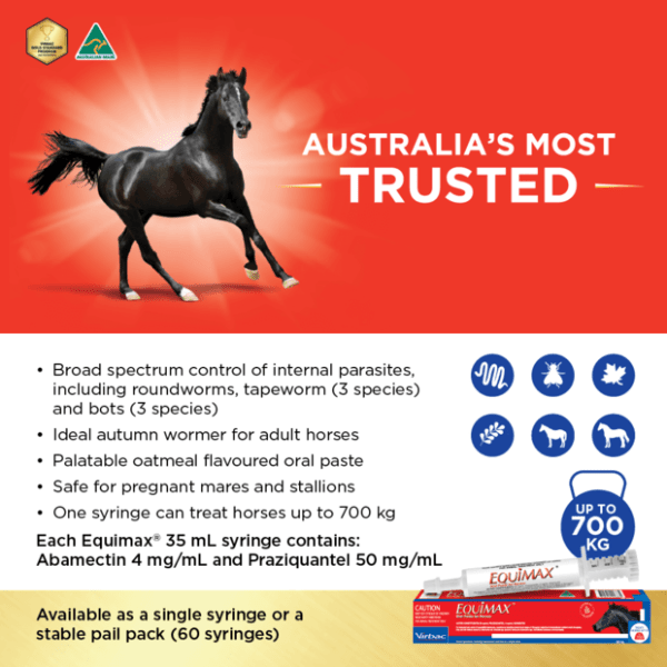 Equimax Wormer Paste: Parasite Protection - Furbabies Online