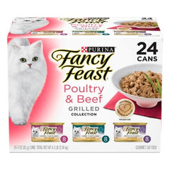 FANCY FEAST CLASSIC BEEF & POULTRY GRILLED 24X85G - Furbabies Online