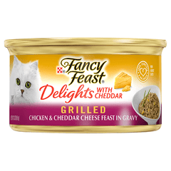 Fancy Feast Classic Cheddar Grilled 85g 24 - Pack (2 Flavour) - Furbabies Online