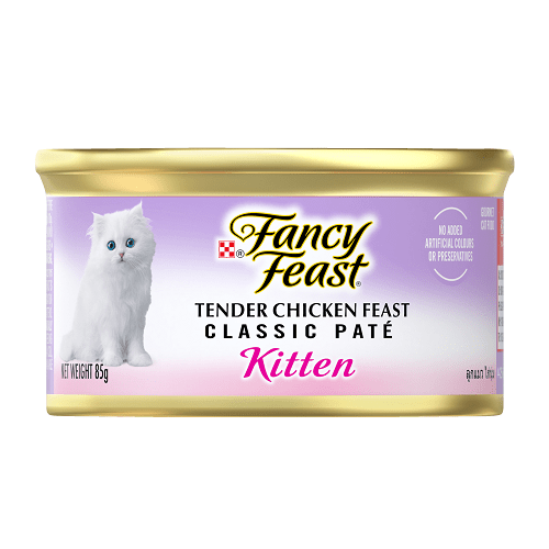 Fancy Feast Classic Pate Kitten Chicken 85g 24 Pack - Furbabies Online