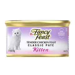 Fancy Feast Classic Pate Kitten Chicken 85g 24 Pack - Furbabies Online