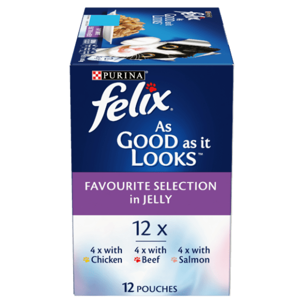 FELIX AGAIL GIJFAVOURITESLCN 12X85G - Furbabies Online
