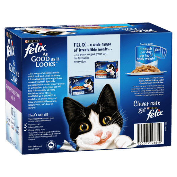 FELIX AGAIL GIJFAVOURITESLCN 12X85G - Furbabies Online
