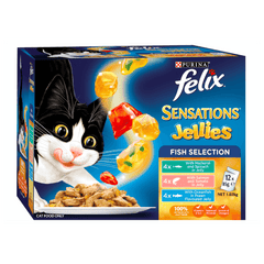 FELIX SENSATIONS FISHY SELECTIONS 12X85G - Furbabies Online