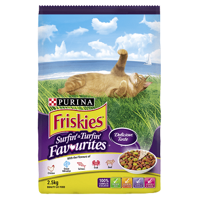 Friskies Adult Surf 'n Turf, 2.5kg - Furbabies Online