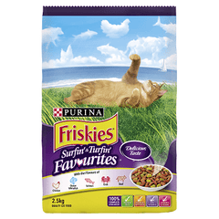 Friskies Adult Surf 'n Turf, 2.5kg - Furbabies Online