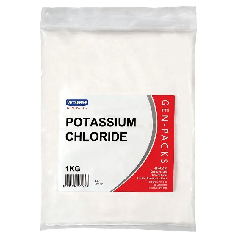 GEN PACK POTASSIUM CHLORIDE (3 Weight) - Furbabies Online