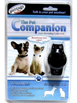 Glow Systems The Pet Companion Voice Recorder Black - Furbabies Online