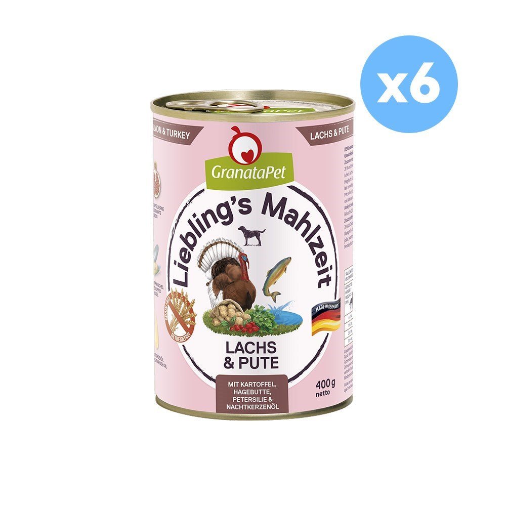 GRANATAPET Liebling's Mahlzeit Dog Wet Food 400gX6 ( 4 Variants) - Furbabies Online