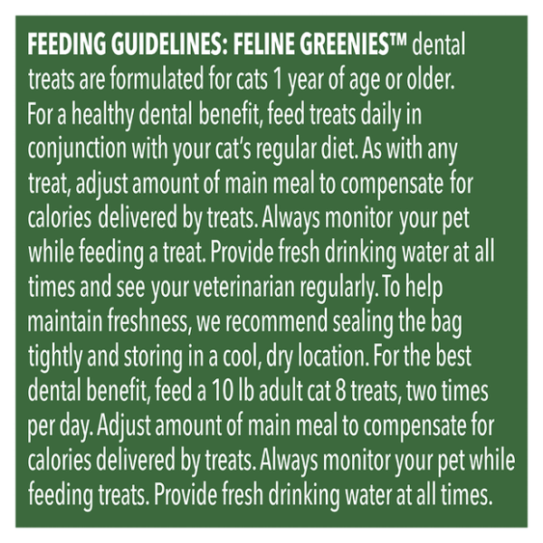 GREENIES Cat Treats Dental Oven Roasted Chicken Flavour - Furbabies Online