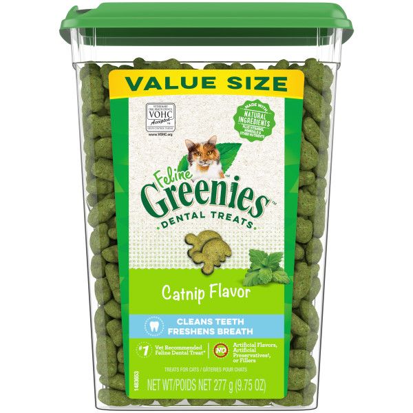 GREENIES Catnip Flavour Tub 277g - Furbabies Online