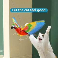 Interactive Hanging bird Teaser & Scratch Rope - Furbabies Online