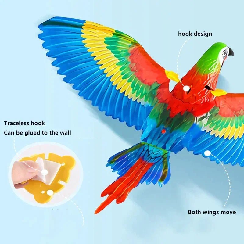 Interactive Hanging bird Teaser & Scratch Rope - Furbabies Online