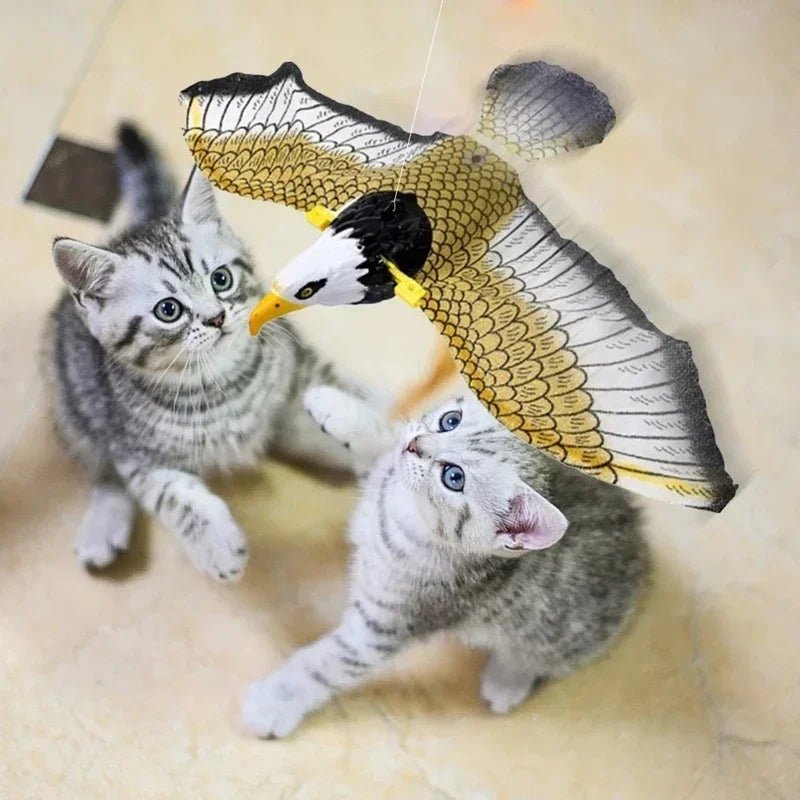 Interactive Hanging bird Teaser & Scratch Rope - Furbabies Online