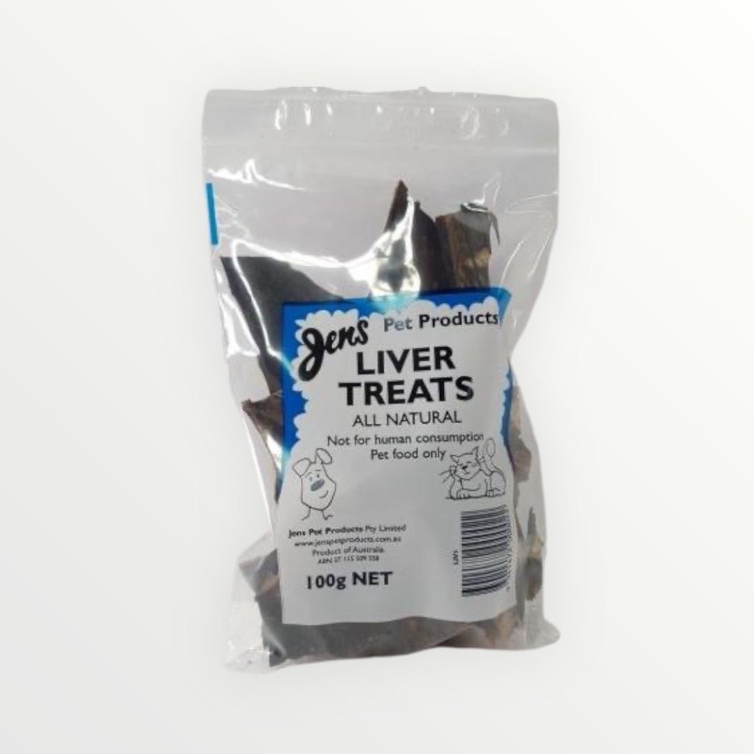 Jen’s Natural Dehydrated Liver 100g - Furbabies Online