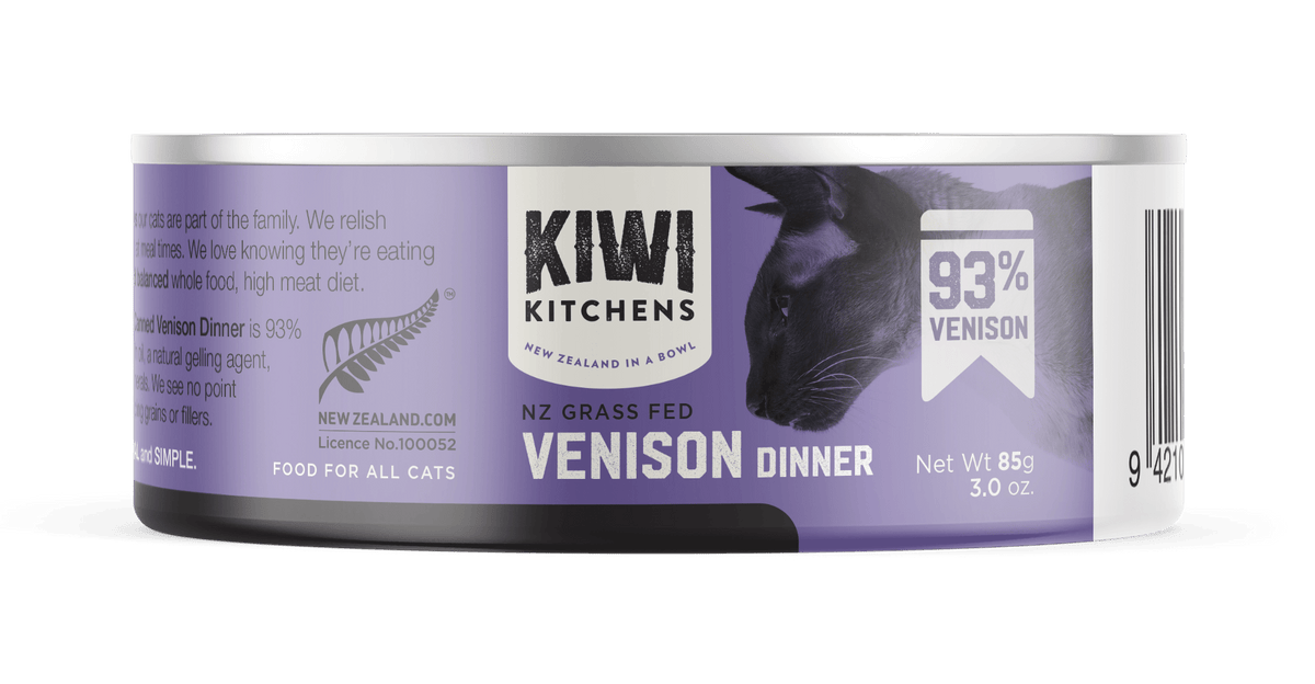 KIWI KITCHENS Cat Venison 18PK (2 Weights) - Furbabies Online