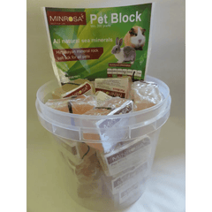 MINROSA PET BLOCKS DISPLAY BUCKET (20 X 200G) - Furbabies Online