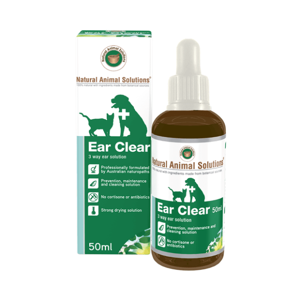 Natural Animal Solutions NAS EAR CLEAR 50ml - Furbabies Online