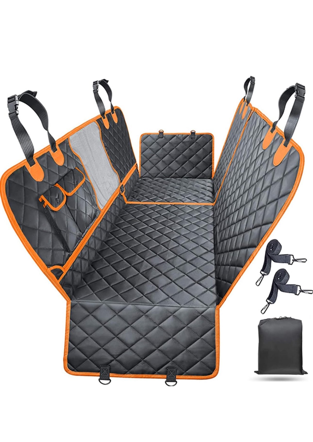 Pet Amigos Back Seat Protector™ - Superior Car Protection & Comfort Cover - Furbabies Online