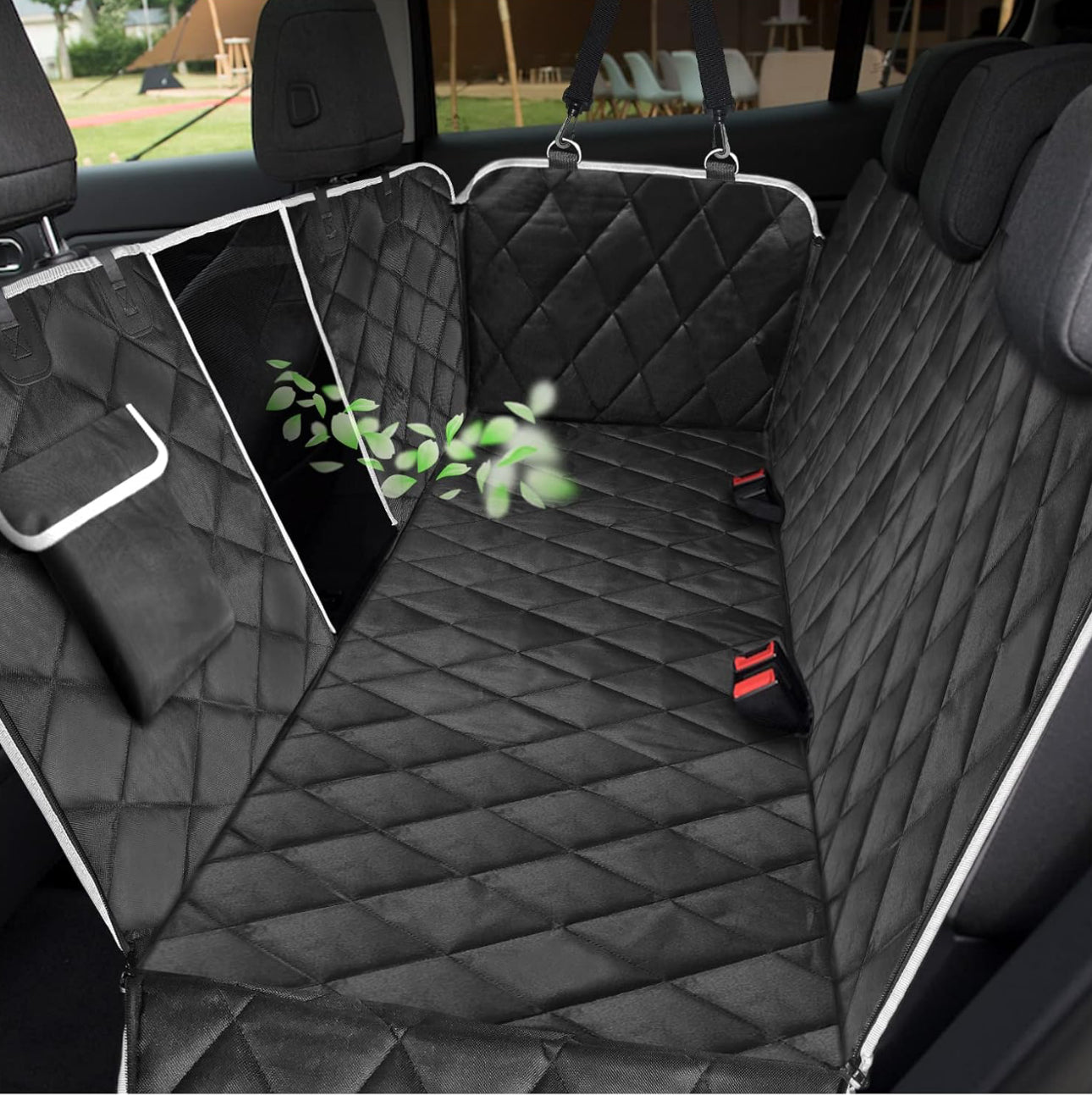 Pet Amigos Back Seat Protector™ - Superior Car Protection & Comfort Cover - Furbabies Online