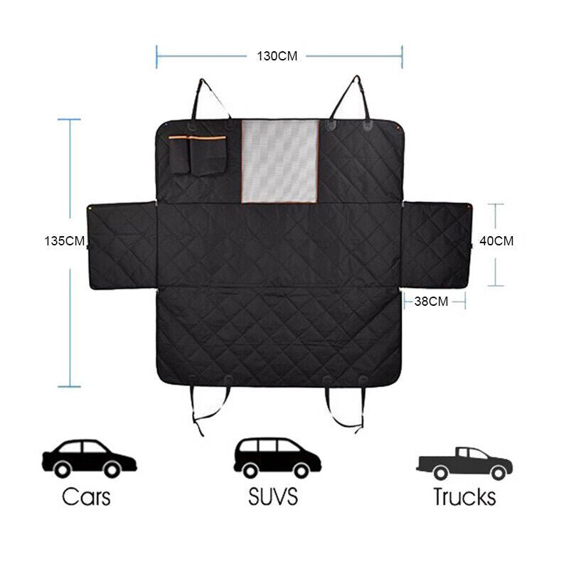 Pet Amigos Back Seat Protector™ - Superior Car Protection & Comfort Cover - Furbabies Online