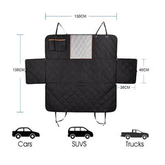 Pet Amigos Back Seat Protector™ - Superior Car Protection & Comfort Cover - Furbabies Online
