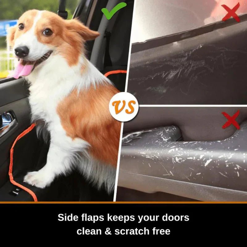 Pet Amigos Back Seat Protector™ - Superior Car Protection & Comfort Cover - Furbabies Online