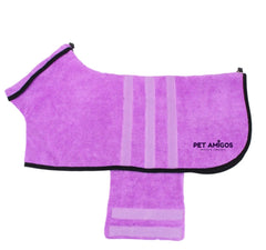 Pet Amigos Poncho - Ultra Absorbent Towel for Pets - Furbabies Online