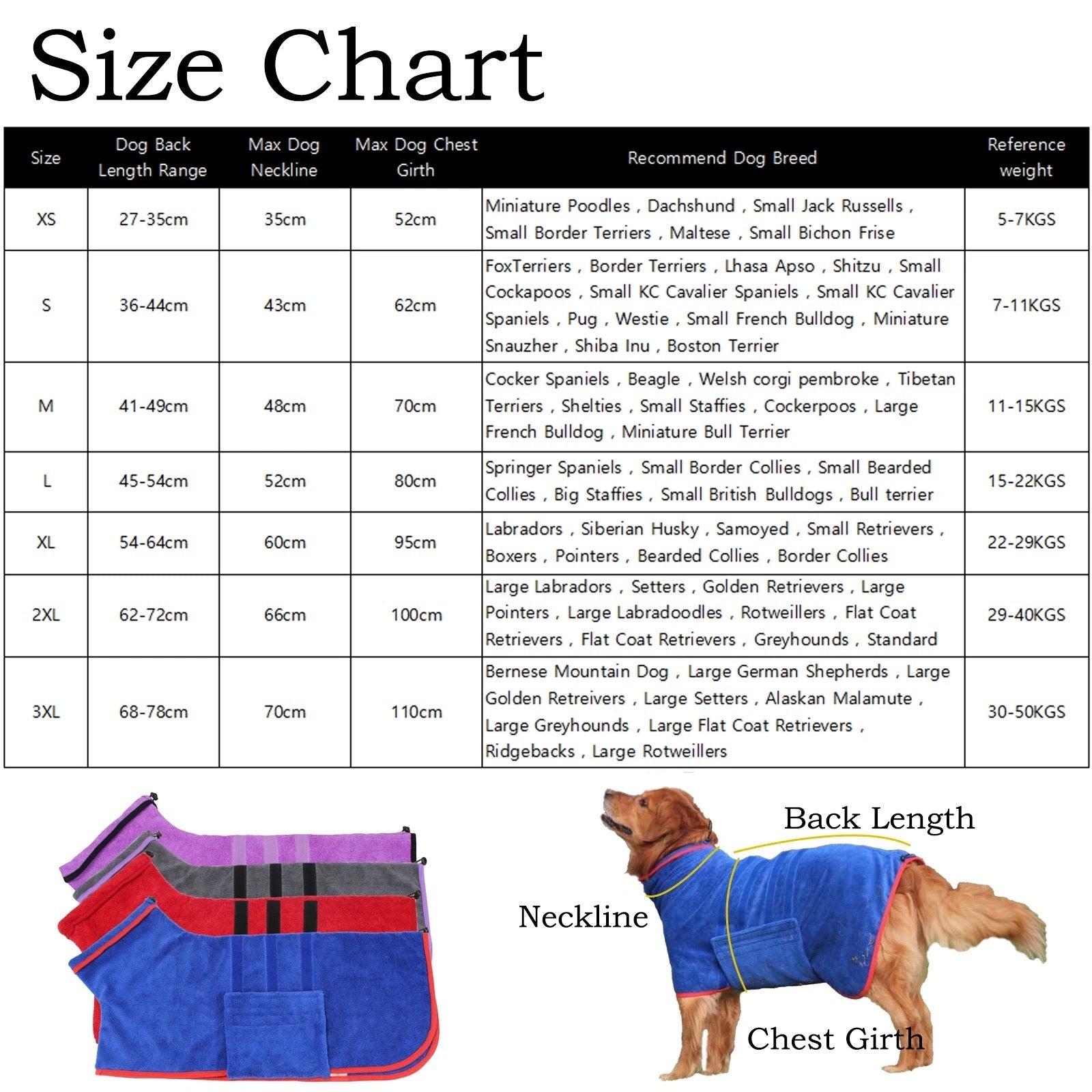 Pet Amigos Poncho - Ultra Absorbent Towel for Pets - Furbabies Online