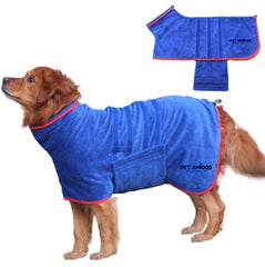 Pet Amigos Poncho - Ultra Absorbent Towel for Pets - Furbabies Online