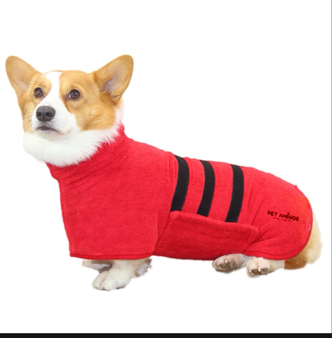 Pet Amigos Poncho - Ultra Absorbent Towel for Pets - Furbabies Online