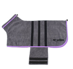 Pet Amigos Poncho - Ultra Absorbent Towel for Pets - Furbabies Online